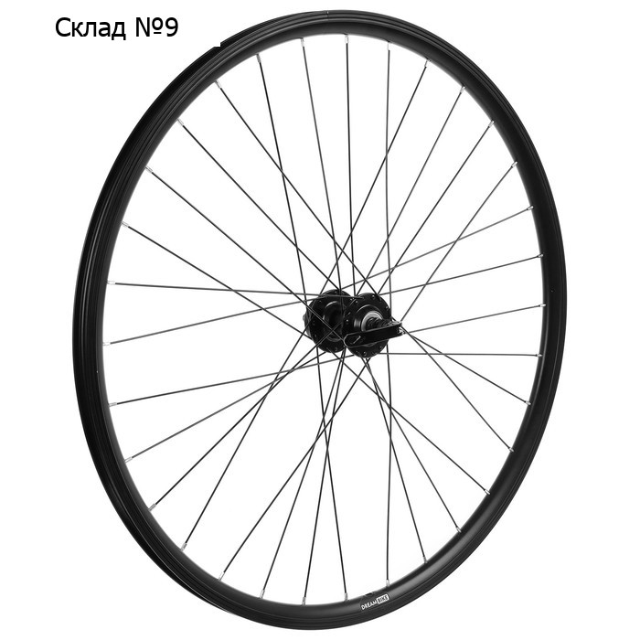Колесо 29" переднее Dream Bike, обод двойной алюминиевый, 32 спицы, под диск