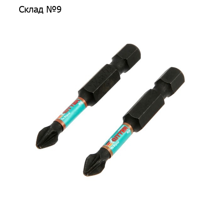 Бита Ritter Impact PS20112057, Torsion, намагниченная, сталь S2, PZ2 х 50 мм, по 2 шт..