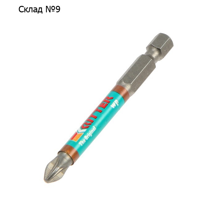Бита Ritter WP PS20122052, с магнитом, сталь S2, PZ2 х 70 мм