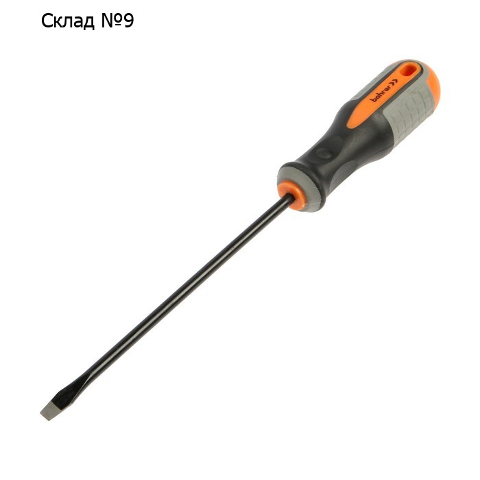 Отвертка Bohrer Комфорт, 42 135 150, с магнитом, сталь CrV, 3К рукоятка, SL5 х 150 мм