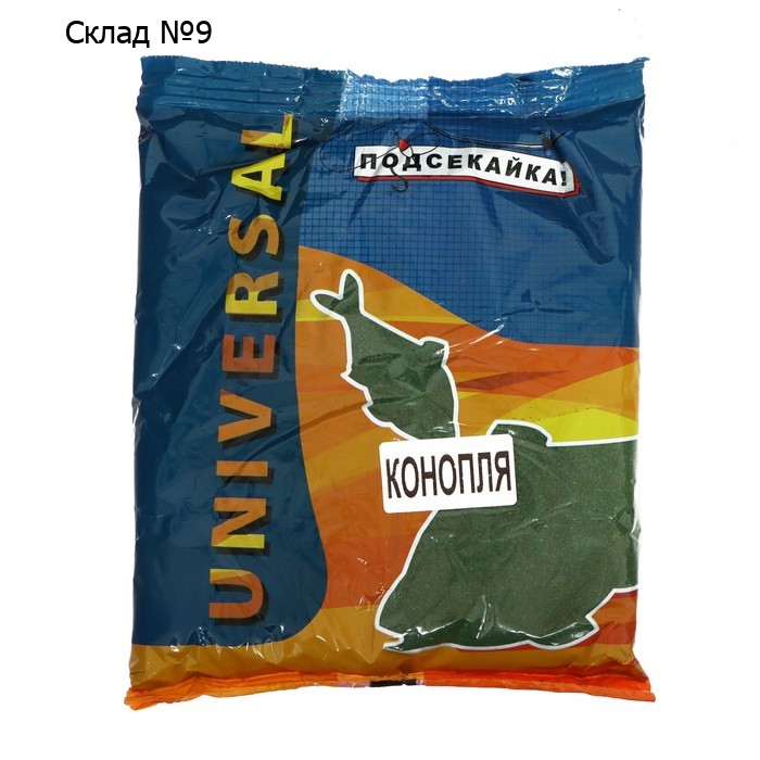Прикормка Подсекайка Универсальная, Конопля, 1 кг