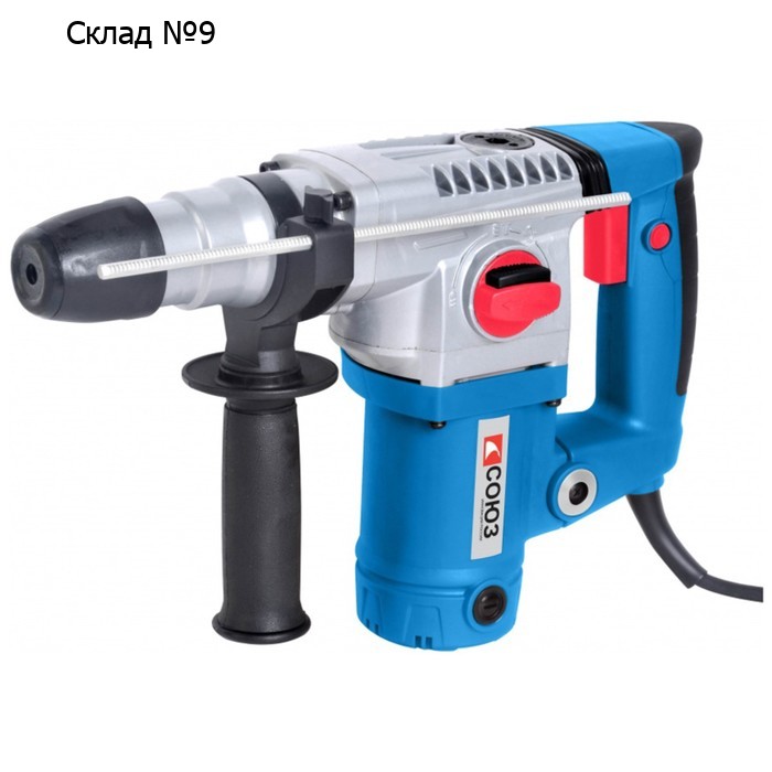 Перфоратор «СОЮЗ» ПЕС-2560, 1500 Вт, 5.5 Дж, SDS+, 3 режима, кейс