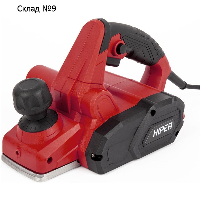 Рубанок HIPER HEP650B, 650 Вт, 2 мм, красно-чёрный