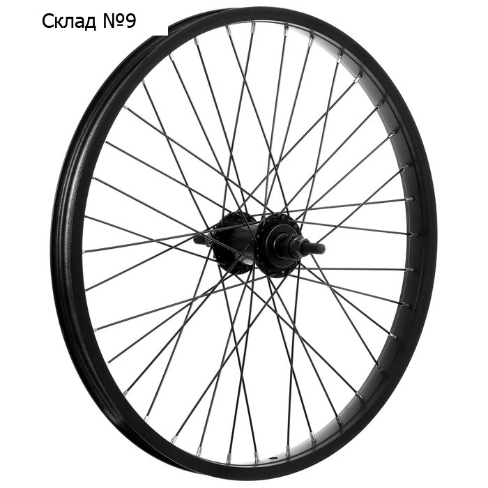 Колесо 20" заднее Dream Bike, обод двойной алюминиевый, для BMX, 36 спиц, под трещотку