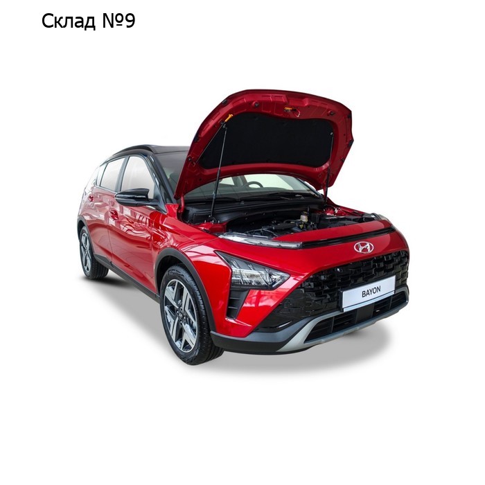 Газовые упоры капота Rival Hyundai Bayon 2021-н.в., 2 шт