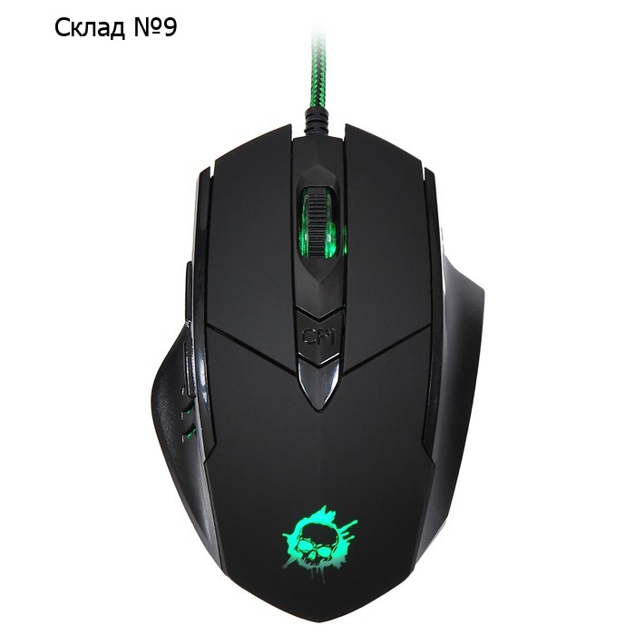 Мышь Оклик 815G INFERNO черный оптическая (2400dpi) USB (6but)