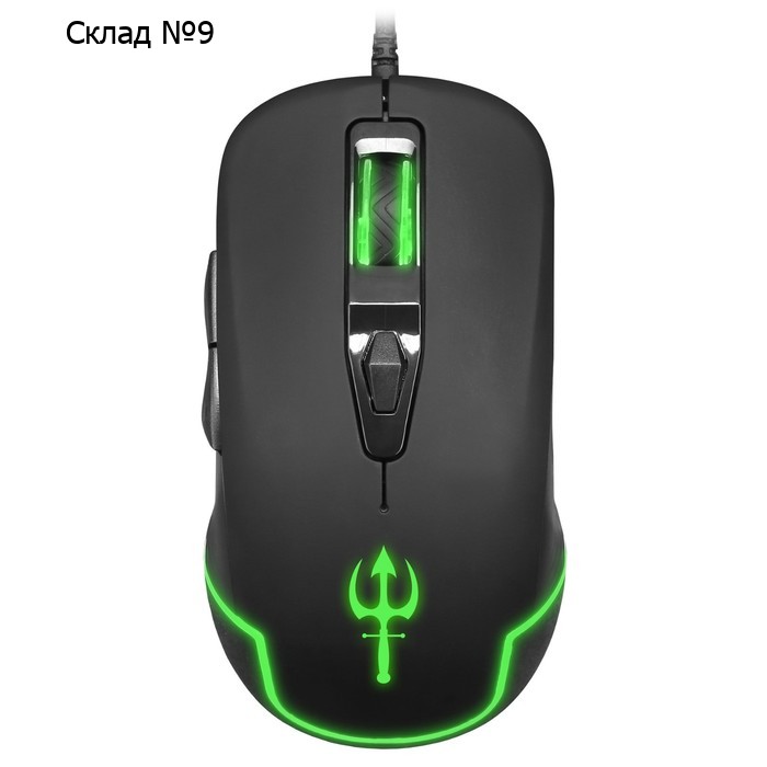 Мышь Оклик 925G STORM черный оптическая (3200dpi) USB (6but)