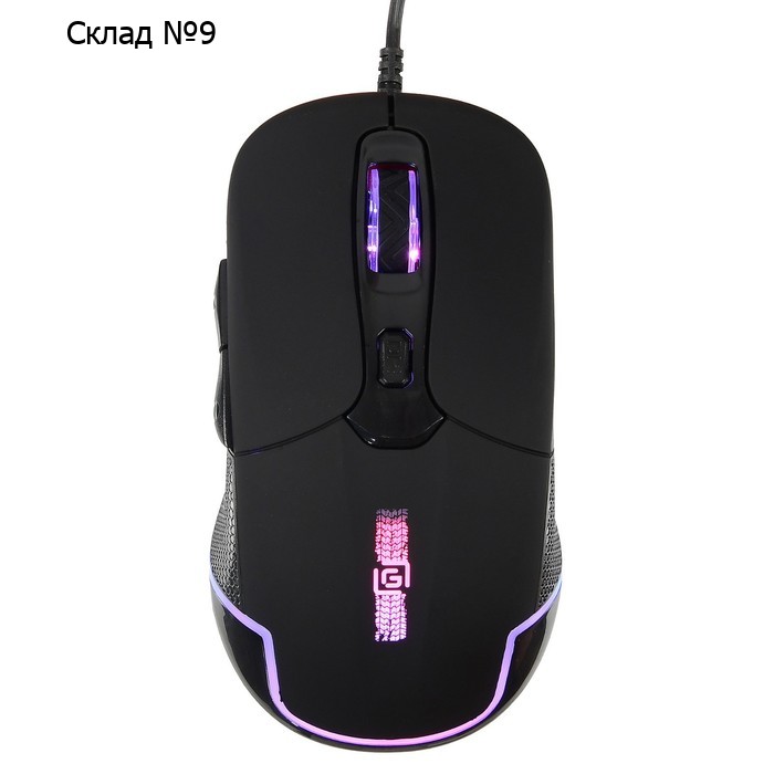 Мышь Оклик 965G RACER черный оптическая (2400dpi) USB (6but)