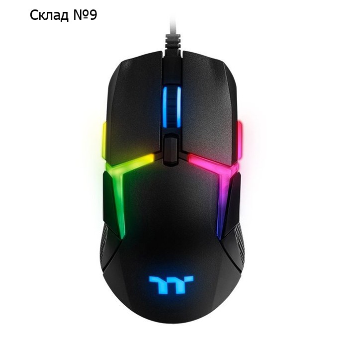 Мышь Thermaltake Level 20 черный оптическая (16000dpi) USB (8but)