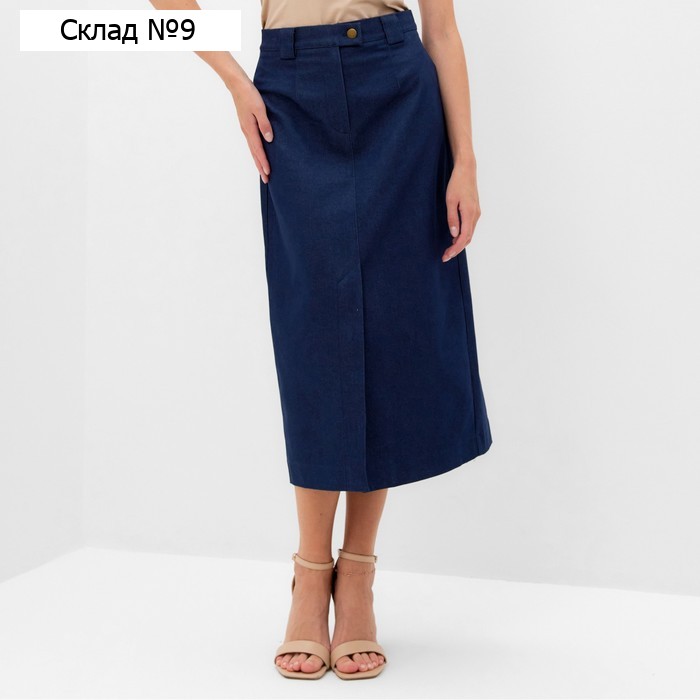 Юбка женская MINAKU: Jeans Collection цвет синий, р-р 46