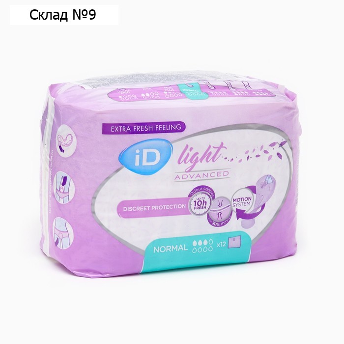 Урологические прокладки iD Light Advanced Normal 12 шт