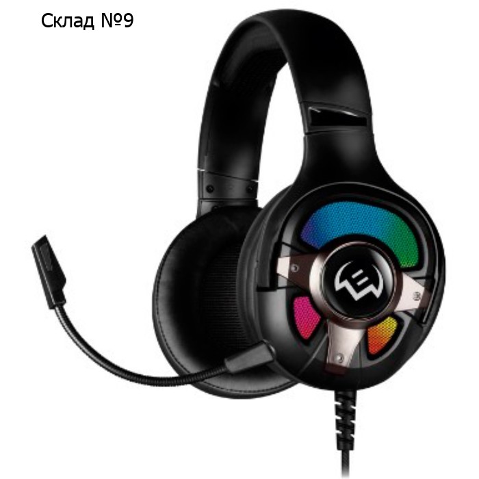 Наушники с микрофоном Sven AP-U1100MV черный 2.2м мониторные оголовье