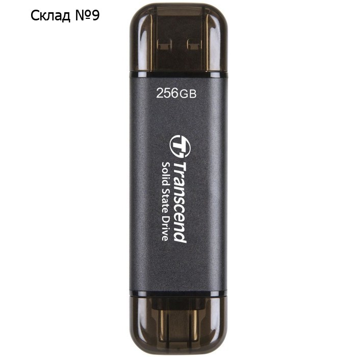 Накопитель SSD Transcend USB-C 256Gb TS256GESD310C серый USB