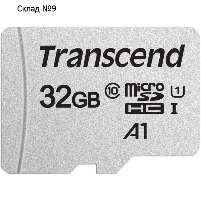 Флеш карта microSDHC 32GB Class10 Transcend TS32GUSD300S w/o adapter