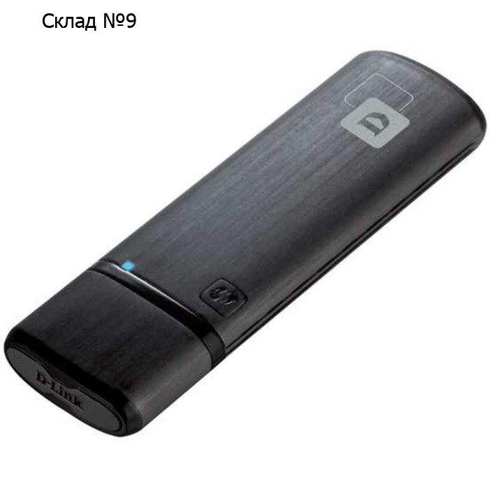 Сетевой адаптер WiFi D-Link DWA-182/RU/E1A USB 3.0 (ант.внутр.) 1ант.