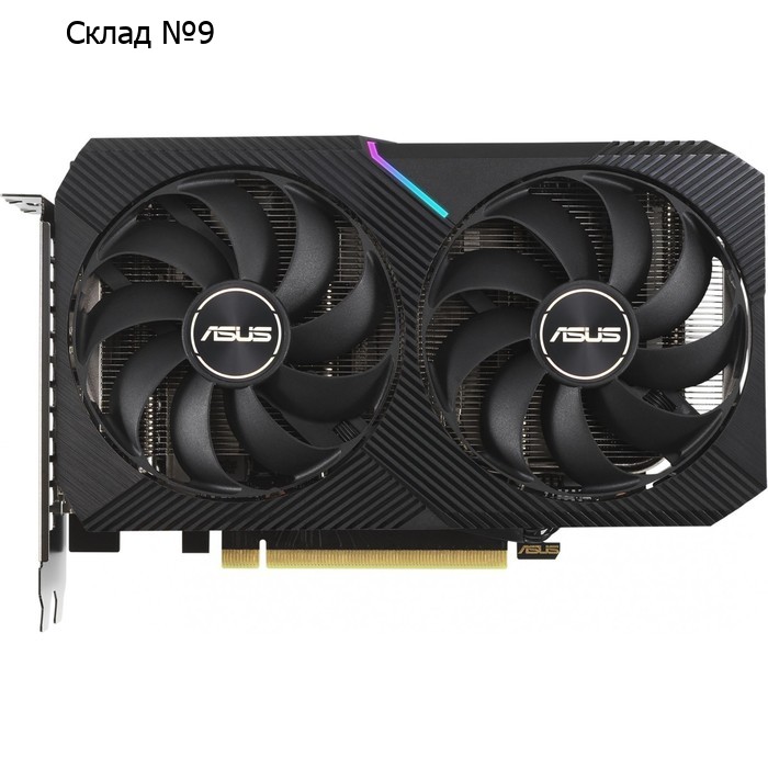 Видеокарта Asus PCI-E 4.0 DUAL-RTX3060-O8G NVIDIA GeForce RTX 3060 8192Mb 128 GDDR6 1837/150   10044