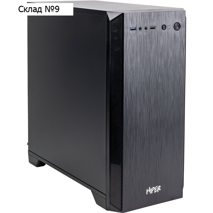 Корпус Hiper H606 черный без БП mATX 3x120mm 1xUSB2.0 1xUSB3.0 audio bott PSU