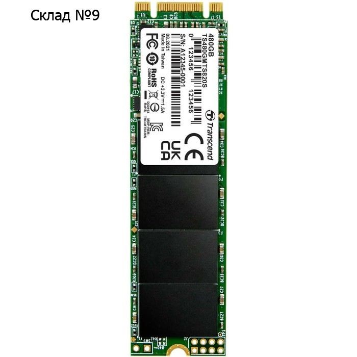 Накопитель SSD Transcend SATA III 480GB TS480GMTS820S M.2 2280