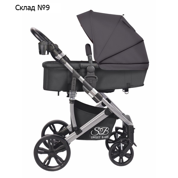 Коляска-трансформер 2в1 Sweet Baby Comfort, цвет grey