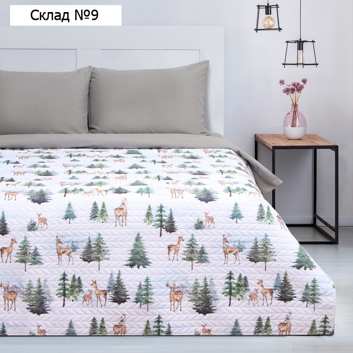 Покрывало "Этель" 1,5 сп Forest miracle, 145х210см, микрофибра