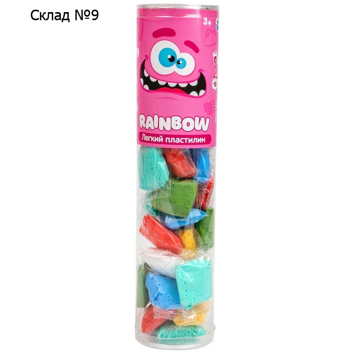 Лёгкий пластилин Crazy Clay, набор Rainbow (max) «Кока-кола»