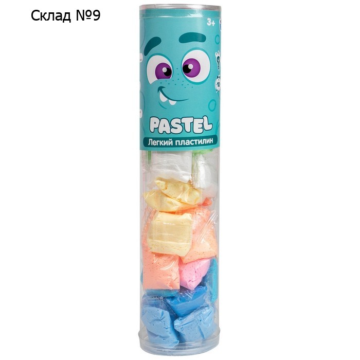 Лёгкий пластилин Crazy Clay, набор Pastel (max) «Дыня»