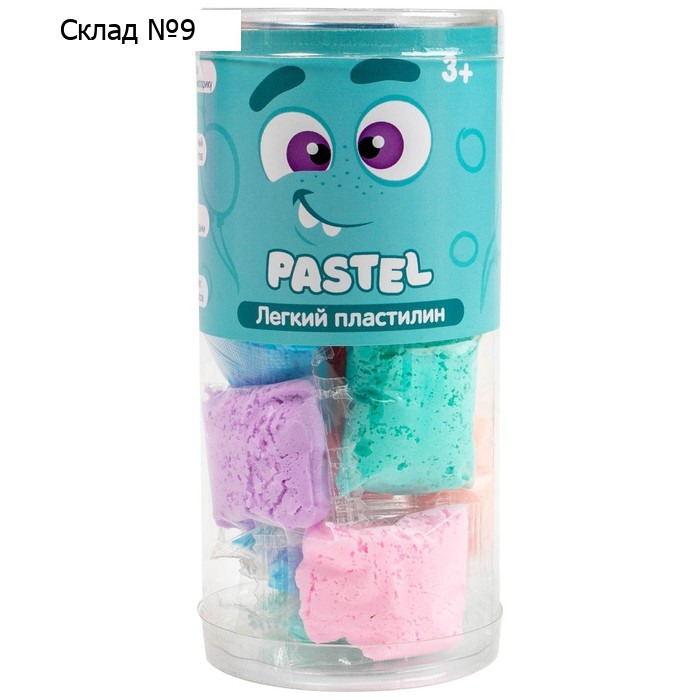 Лёгкий пластилин Crazy Clay, набор Pastel (mini) «Дыня»