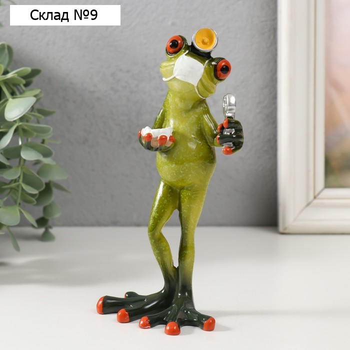 Фигурка полистоун лак «Лягуха: Доктор», 16×6×5.5 см