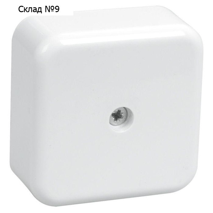 Коробка распаечная ОП 50х50х20 IP20 КМ41206-01 (4 клем. 3кв.мм) бел. IEK UKO10-050-050-020-K01