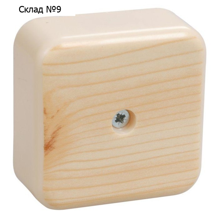Коробка распаечная ОП 50х50х20 IP20 КМ41206-04 (4 клем. 3кв.мм) сосна IEK UKO10-050-050-020-K34