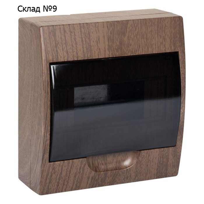 Щит ЩРН-П-8 IP41 темное дерево PROxima EKF pb40-n-8-dark