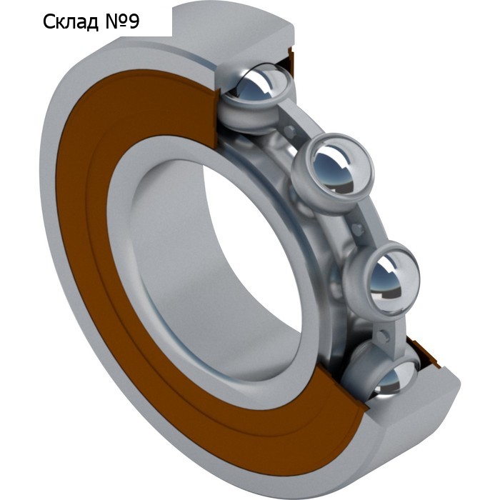 Подшипник универсальный Dinroll 6005-2RS, dвнутр. = 25 мм, dвнешн. = 47 мм, h = 12 мм