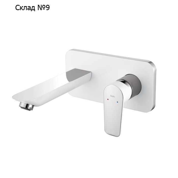 Смеситель скрытого монтажа IDDIS Cloud CLOSB00i65, белый хром