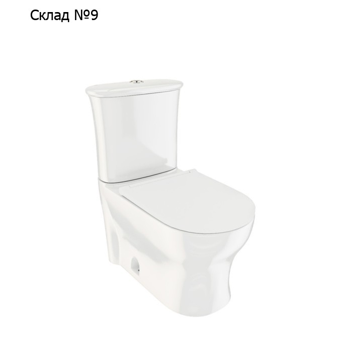 Унитаз компакт IDDIS Sena SEN2DSEi24, SoftClose и EasyFix, ободковый, белый