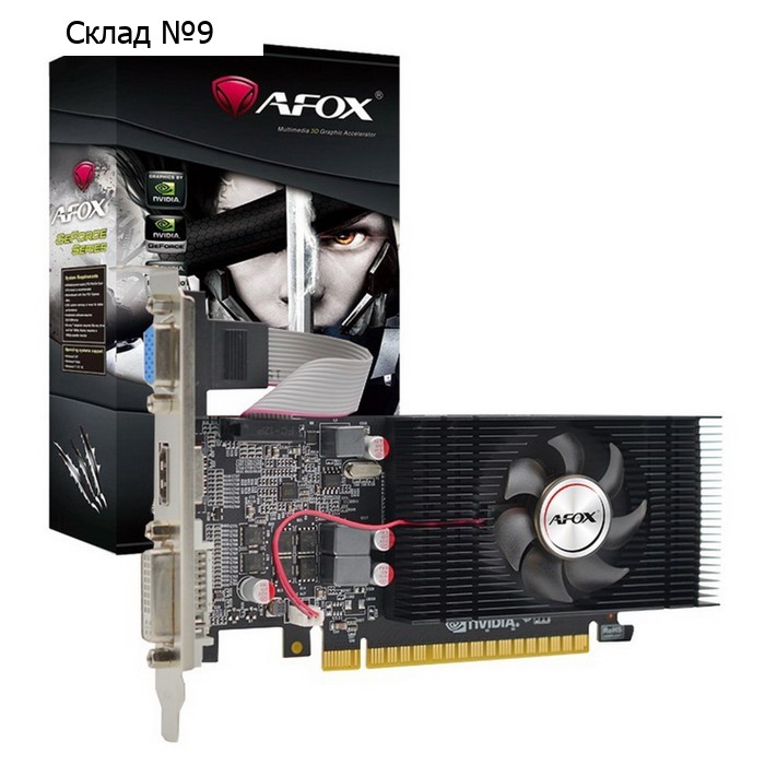 Видеокарта Afox GT740 LP Single Fan, 2 Гб, 128bit, GDDR5, DVI, HDMI, VGA, HDCP
