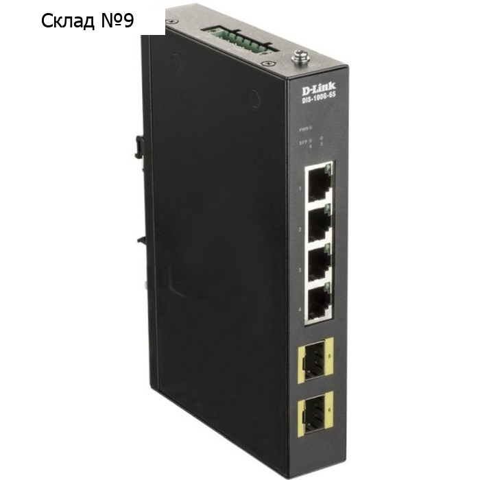 Коммутатор D-Link DIS-100G-6S DIS-100G-6S/A, неуправляемый, 4х10/100/1000BASE-T
