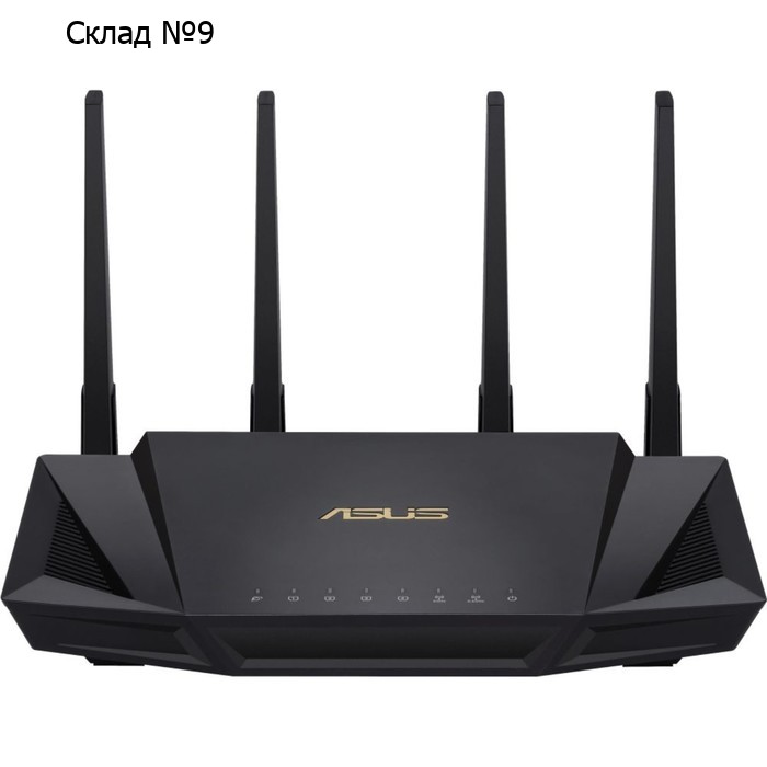 Роутер беспроводной Asus RT-AX58U AX3000 10/100/1000BASE-TX черный