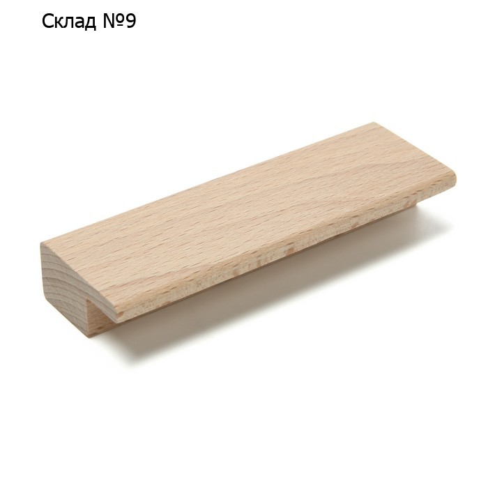 Ручка скоба (119/96 мм)  деревянная, Бук, 1 шт