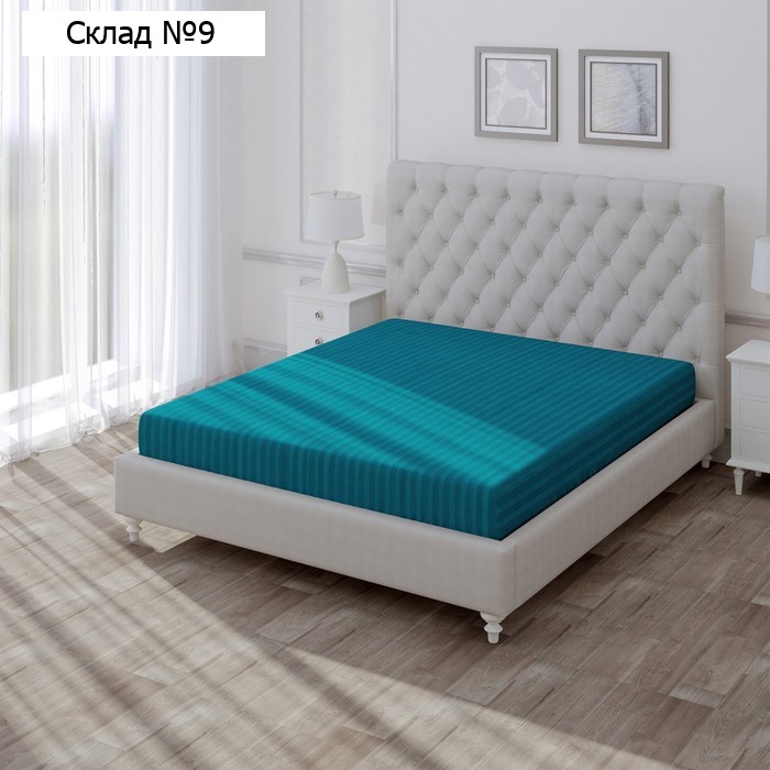Простыня на резинке Verossa Stripe, размер 200x200x30 см
