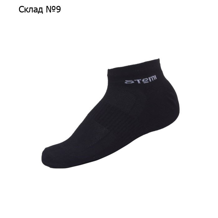 Носки короткие мультиспорт Atemi, цвет черный, ASSK-004SS23-BLK, размер 41-43