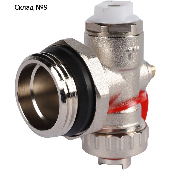 Воздухоотводчик ручной ROMMER RMS-1001-020001, 1", регулируемый концевой фитинг