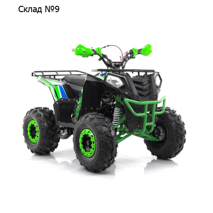 Квадроцикл детский бензиновый Motax Atv Grizlik A125, чёрно-зеленый