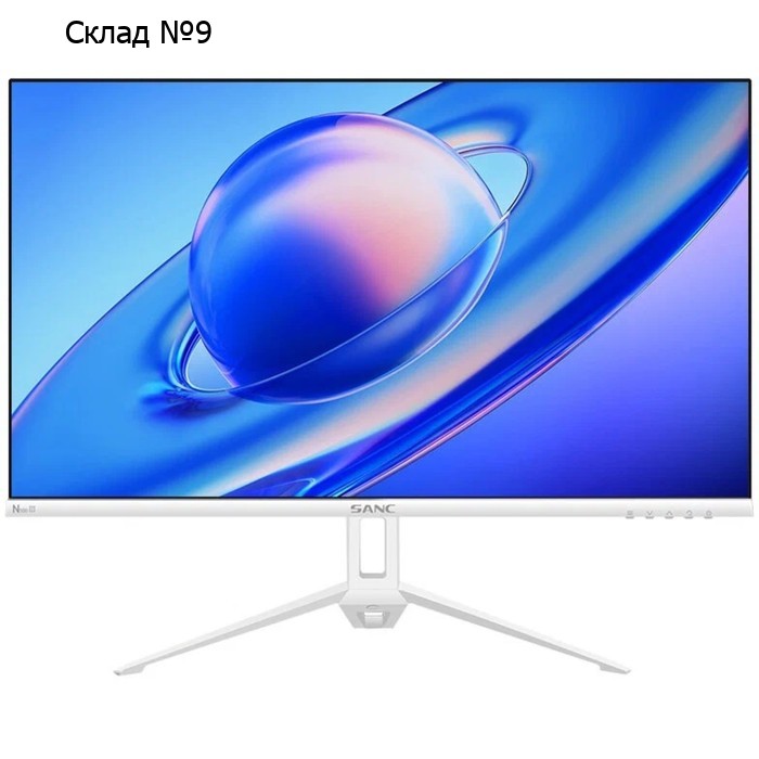 Монитор SANC M2453, 23.8", IPS, 1920×1080, 75Гц, 5 мс, D-Sub, HDMI, белый