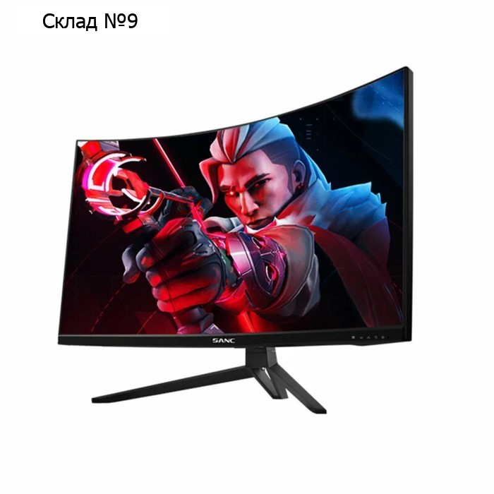Монитор SANC T980Pro (T980 Pro), 31.5", VA, 2560×1440, 165Гц, 1 мс, HDMI, DP, чёрный