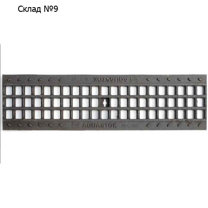Решетка ячеистая AQUASTOK Norma DN100 С250 чугунная