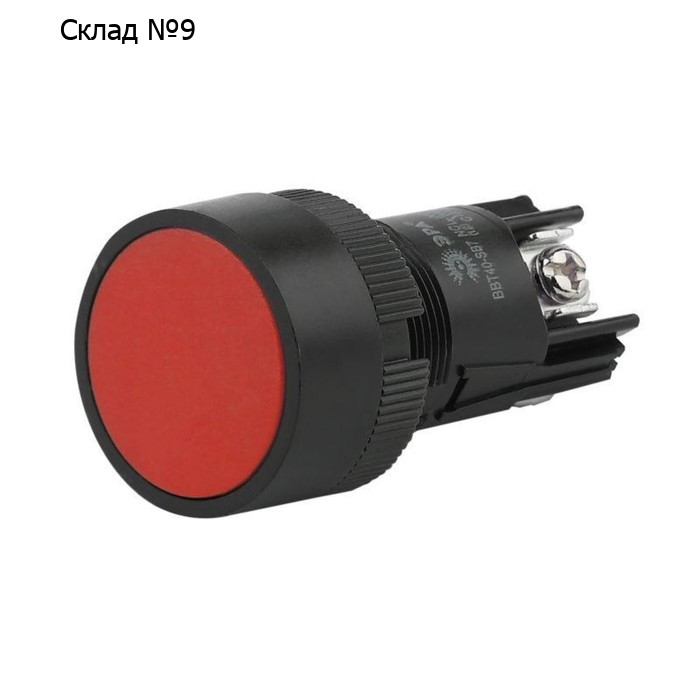 Кнопка SB-7 Стоп красн. 1з+1р d22мм/240В BBT40-SB7-K04E ЭРА Б0045660