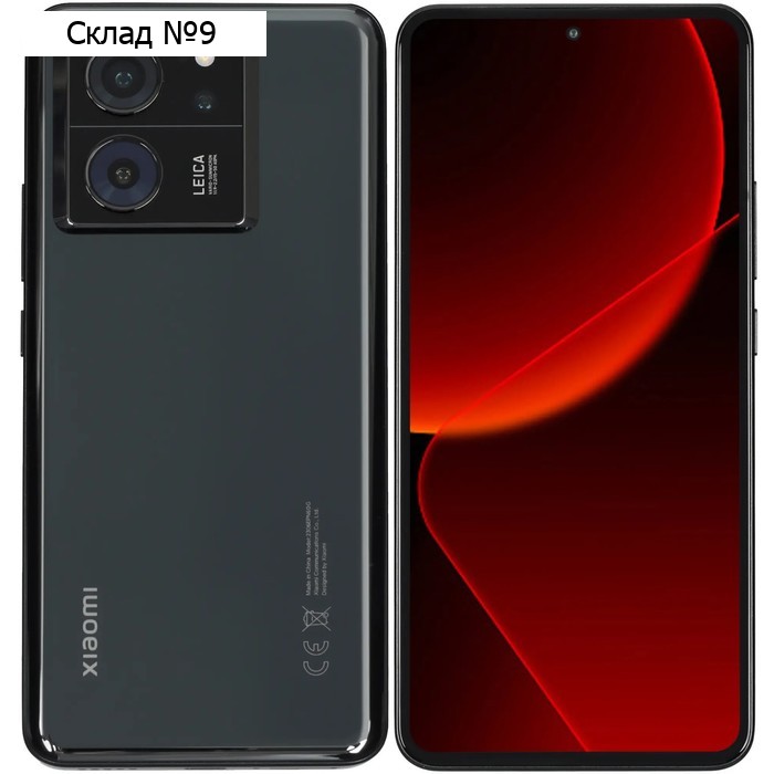 Смартфон Xiaomi 13T, 6.67", 8 Гб, 256 Гб, 50 Мп, 20 Мп, 2 Sim, NFC, 5000 мАч, черный