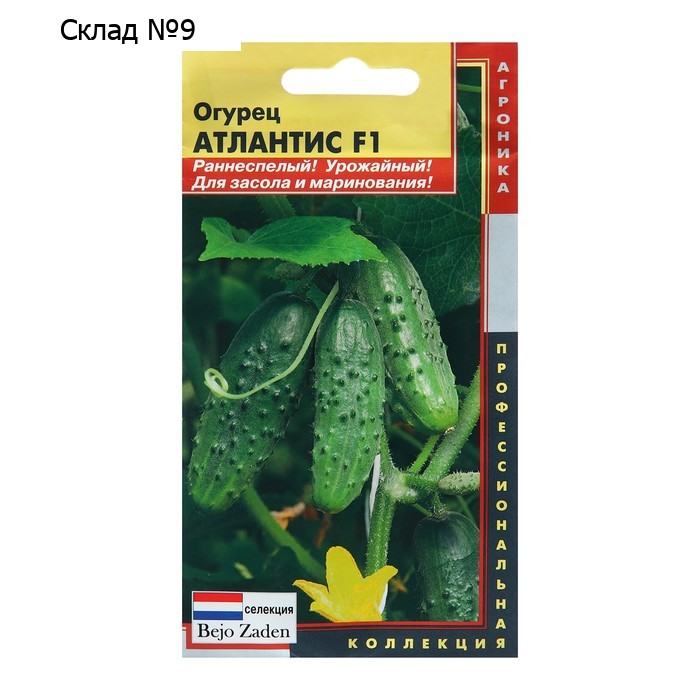 Семена Огурца "Атлантис", F1