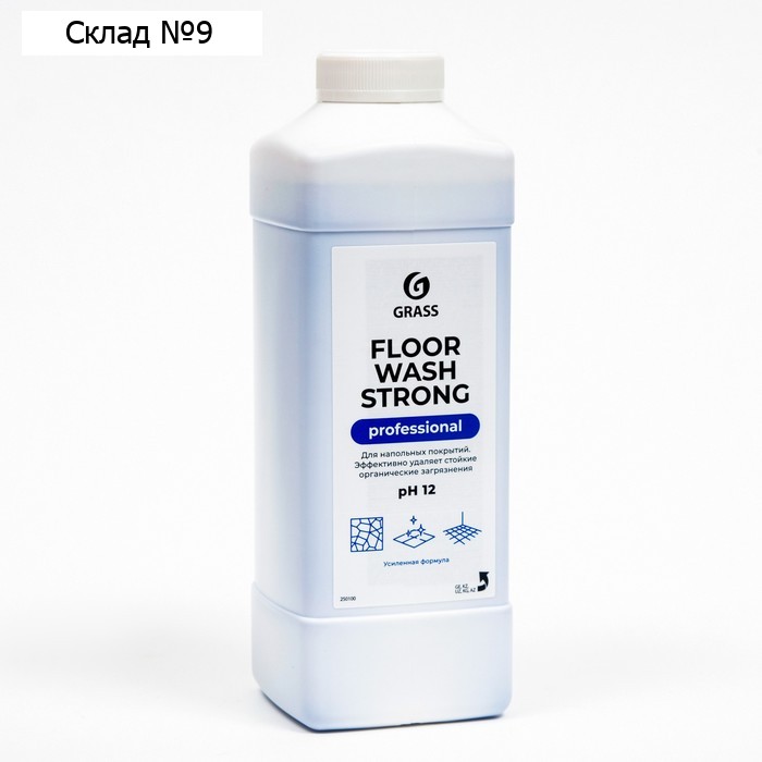 Средство для мытья полов Floor Wash Strong, канистра 1кг