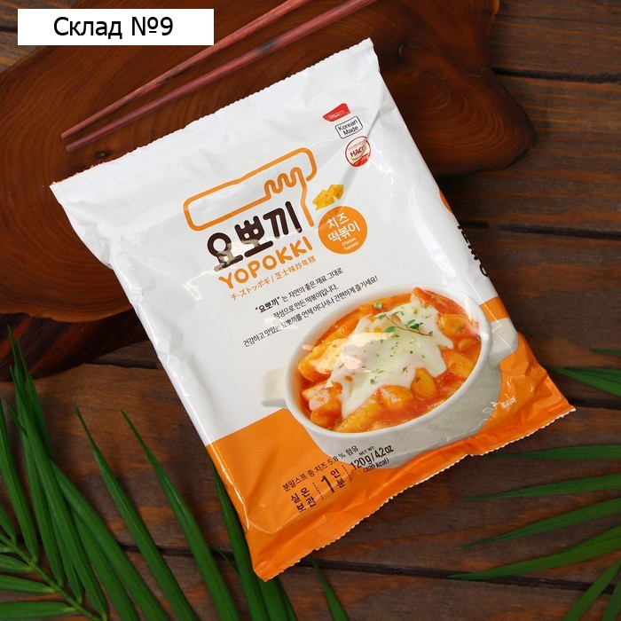 Рисовые палочки Токпокки с сырным вкусом, 120 г